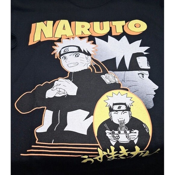 RIPPLE JUNCTION NARUTO YOUTH SMALL GRAPHIC PRINT SHORT SLEEVE T SHIRT - Picture 3 of 5